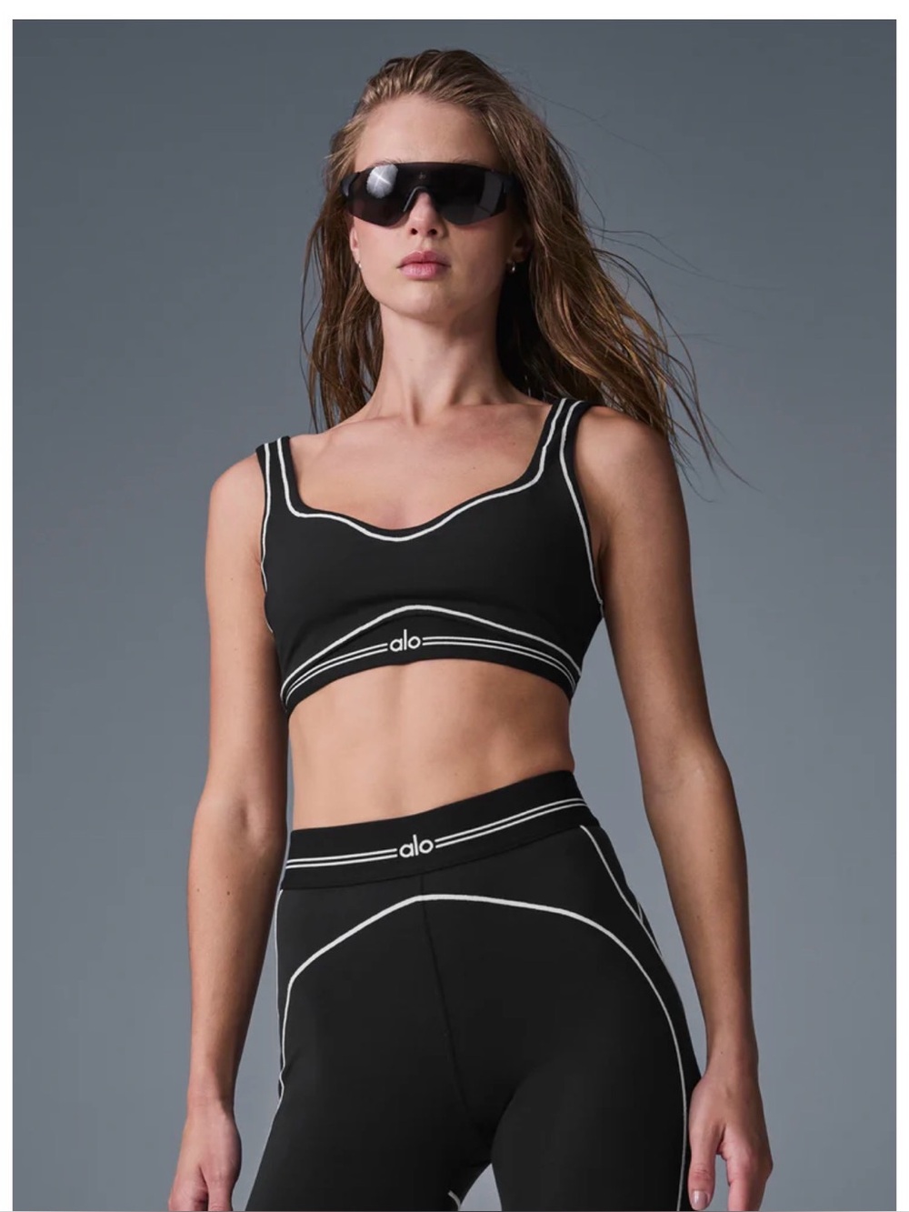 Alo Airbrush Heartthrob Sports Bra